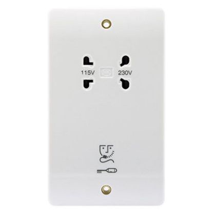 Picture of Shaver Socket Dual Voltage 115/230V