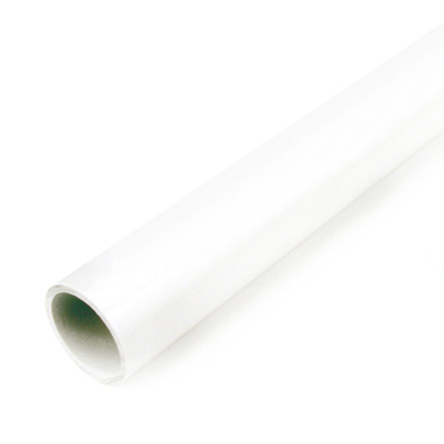 Electrical Wholesaler. 25mm x 3m White Round PVC Conduit