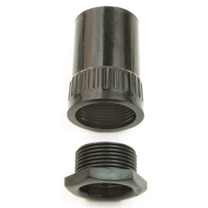 Picture of 20mm Adaptor with Female Thread and Male Bush - Black