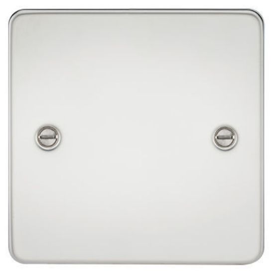 Picture of Flat Plate 1G Blanking Plate - Polished Chrome