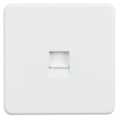 Picture of Screwless Telephone Extension Socket - Matt White