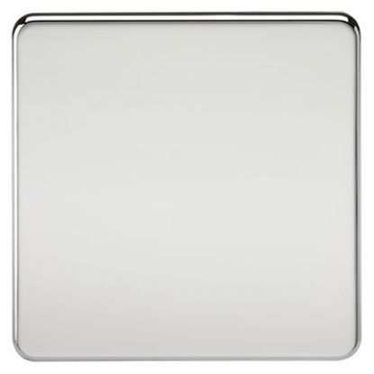 Picture of Screwless 1G Blanking Plate - Polished Chrome