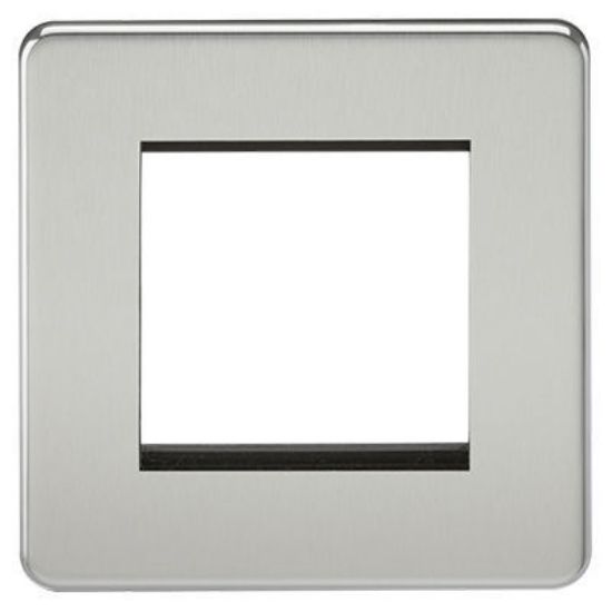 Picture of Screwless 2G Modular Faceplate - Polished Chrome