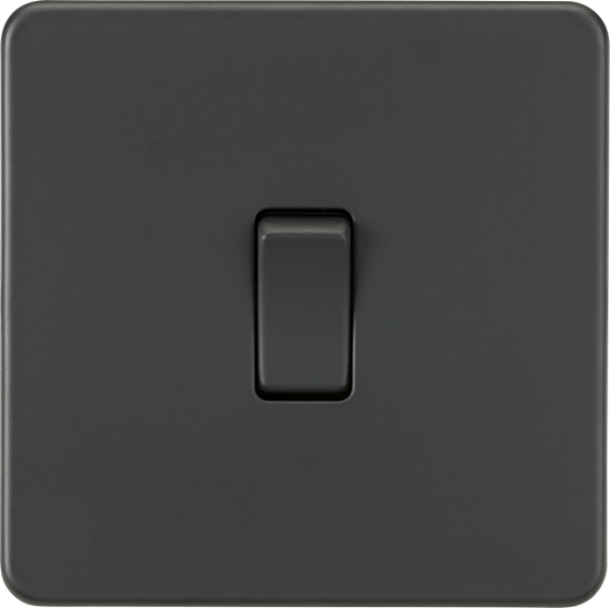 Picture of Screwless 10AX Intermediate Switch - Anthracite