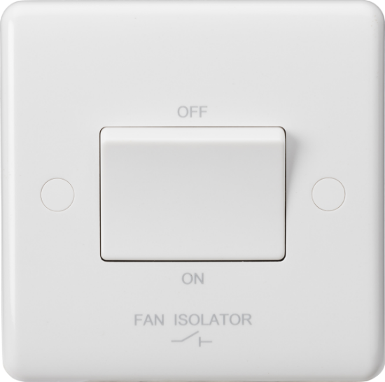 Picture of Curved Edge 10AX 3-Pole Fan Isolator Switch