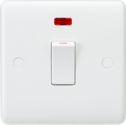 Picture of Curved Edge 20A DP Switch with Neon