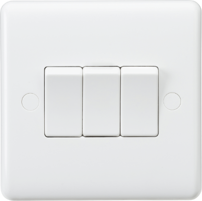 Picture of Curved Edge 10AX 3G 2-Way Switch
