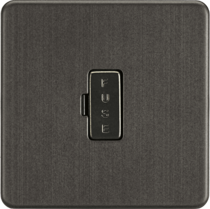 Picture of Screwless 13A Fused Spur Unit - Smoked Bronze