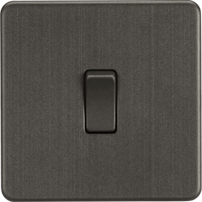 Picture of Screwless 20A 1G DP Switch - Smoked Bronze