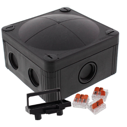 Picture of Combi 407 Black Junction Box