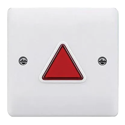 Picture of WHITE DISABLED TOILET ALARM LIGHT AND BUZZER MODULE WITH LED & AUDIBLE ALERT 80DB