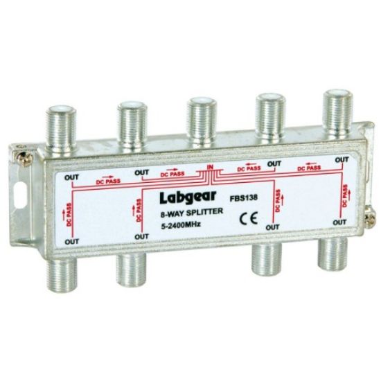 Picture of 8-way 5-2400MHz Broadband Metal Compact Splitter LABGEAR