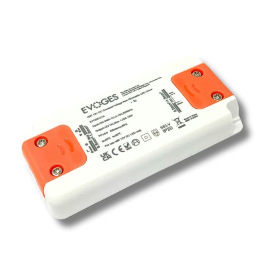 Picture of 15W 12V DC Constant Voltage Non-Dimmable LED Driver 