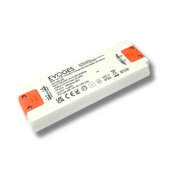 Picture of 60W 12V DC Constant Voltage Non-Dimmable LED Driver 