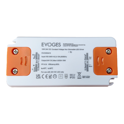 Picture of 15W 24V DC Constant Voltage Non-Dimmable LED Driver 