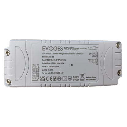 Picture of 30W 24V DC Constant Voltage Triac Dimmer LED Driver 