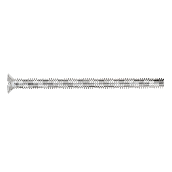 Picture of Pack of 20 - M3.5 x 50mm Long Flat-Head Countersunk Electrical Fixing Screws - Silver 