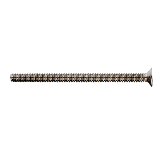 Picture of Pack of 20 - M3.5 x 50mm Long Flat-Head Countersunk Electrical Fixing Screws - Black Nickel 