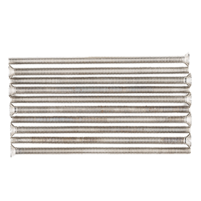 Picture of Pack of 10 - M3.5 x 75mm Long Flat-Head Countersunk Electrical Fixing Screws - Silver 
