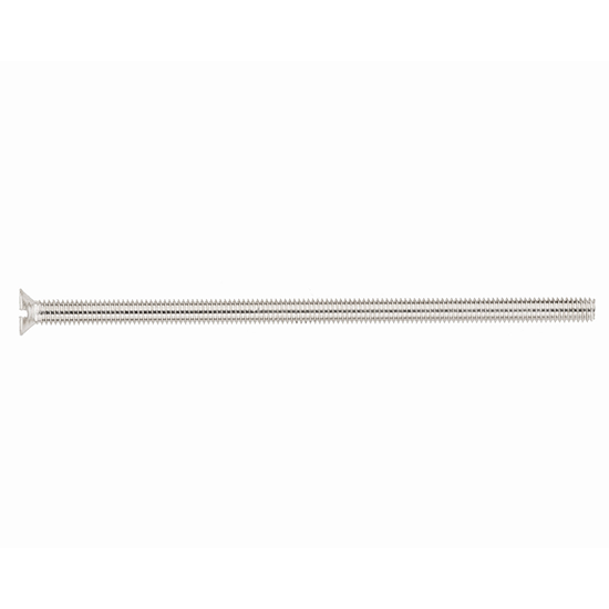 Picture of Pack of 10 - M3.5 x 75mm Long Flat-Head Countersunk Electrical Fixing Screws - Silver 