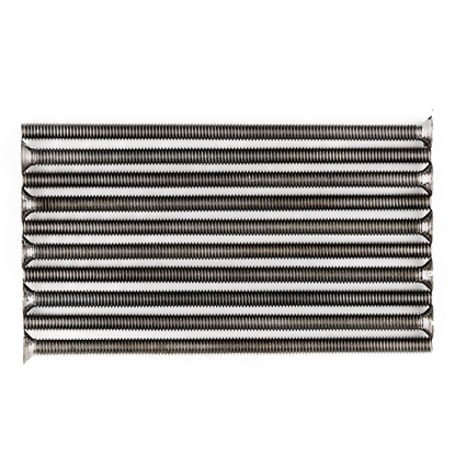 Picture of Pack of 10 - M3.5 x 75mm Long Flat-Head Countersunk Electrical Fixing Screws - Black Nickel 