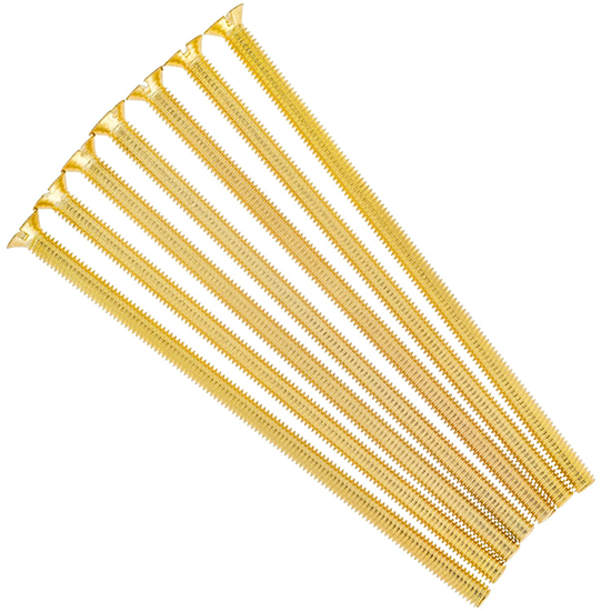 Picture of Pack of 10 - M3.5 x 75mm Long Flat-Head Countersunk Electrical Fixing Screws - Brass