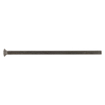 Picture of Pack of 10 - M3.5 x 75mm Long Raised-Head Countersunk Electrical Fixing Screws - Black Nickel 
