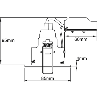 Picture of Latitude GU10 Fire Rated Downlight IP20