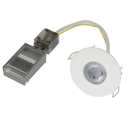 Picture of Latitude Pro GU10 Fire Rated Downlight IP65 Matt White 