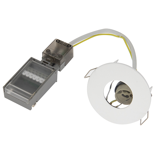 Picture of Latitude Pro GU10 Fire Rated Downlight IP65 Matt White 