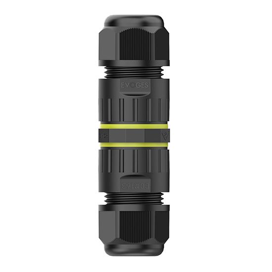 Picture of IP68 400V 17.5A Waterproof Outdoor Inline Cable Connector M16