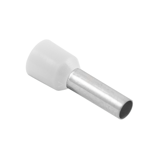 Picture of White Bootlace Ferrule Single 0.5mm