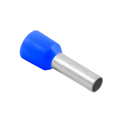 Picture of Blue Bootlace Ferrule Single 0.75mm