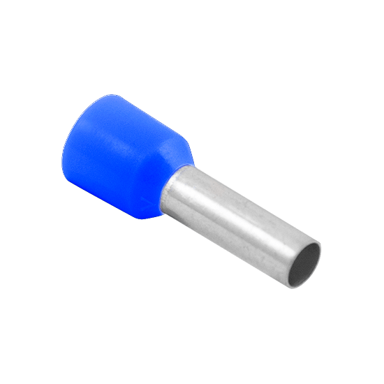 Picture of Blue Bootlace Ferrule Single 0.75mm