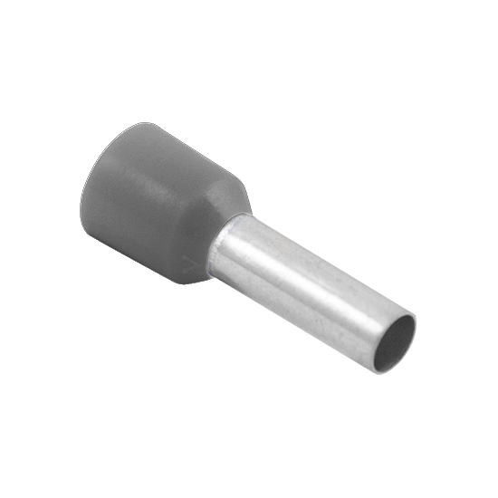 Picture of Grey Bootlace Ferrule Single 2.5mm