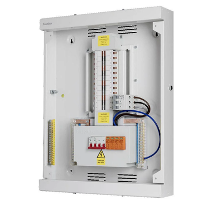 Picture of Seven Way 125A 3 Phase Distribution Board c/w Main Switch & SPD 