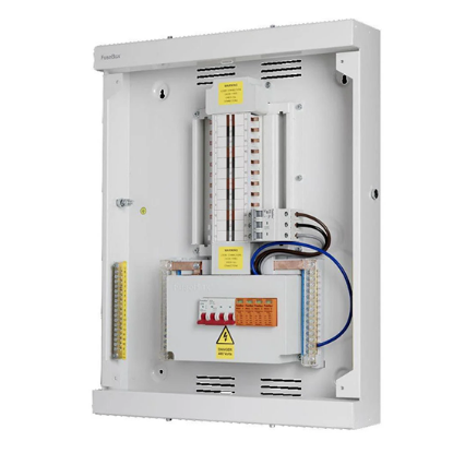 Picture of Eleven Way 125A 3 Phase Distribution Board c/w Main Switch & SPD 