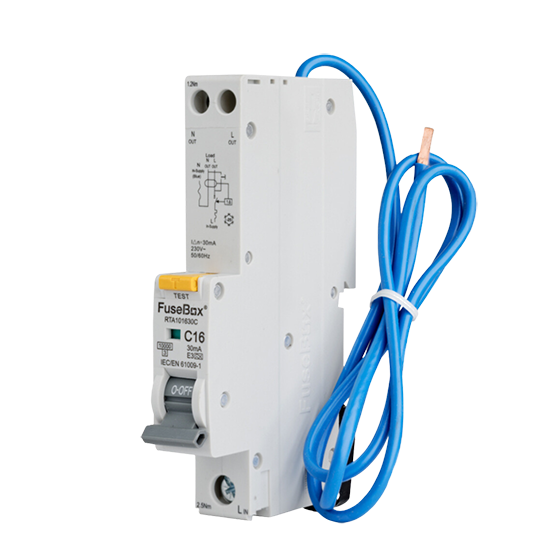 Picture of RTA101630C 10kA 16A 30MA C Curve Type A RCBO 