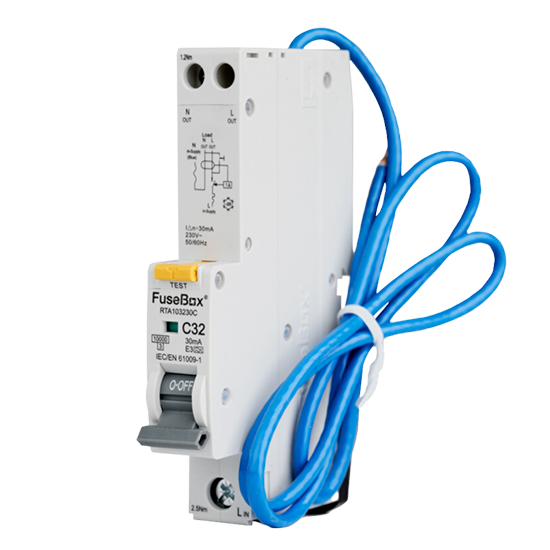 Picture of RTA103230C 10kA 32A 30MA C Curve Type A RCBO