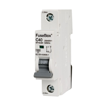 Picture of MT10C401 40A C Type MCB 10kA 1 Pole