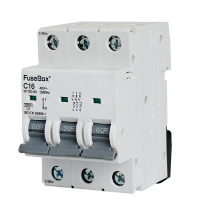 Picture of MT10C163 16A C Type MCB 10kA 3 Pole  