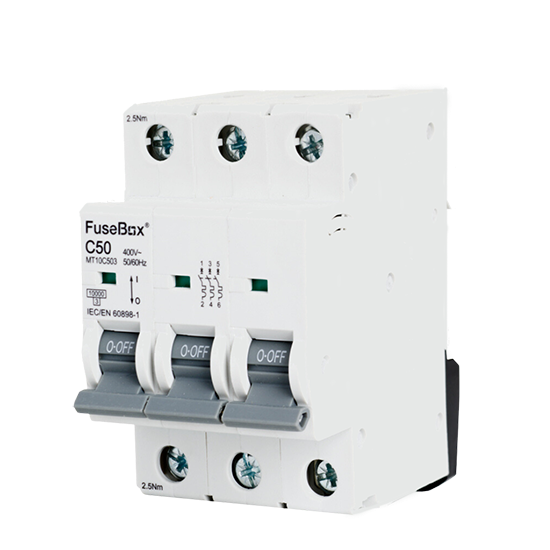 Picture of MT10C503 50A C Type MCB 10kA 3 Pole