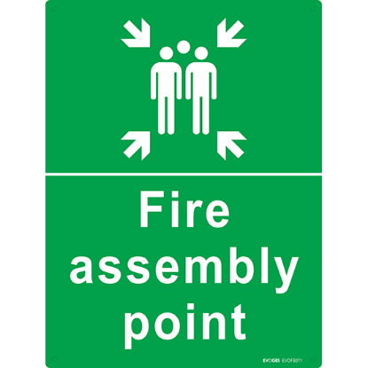 Picture of Fire Assembly Point Sign – 400x300mm Rigid PVC