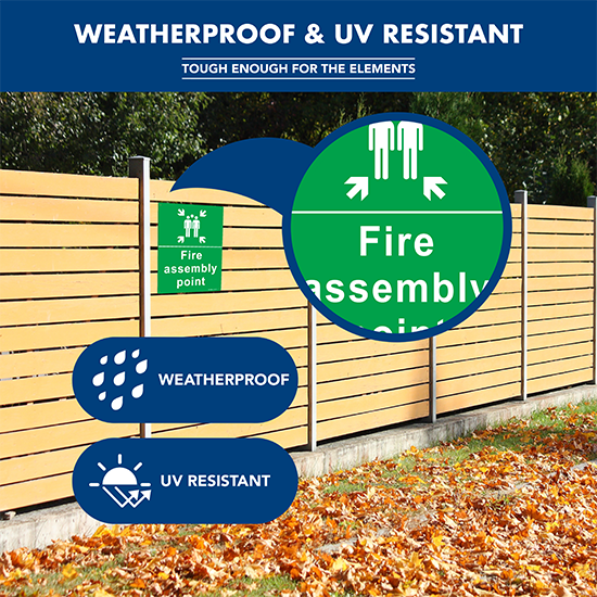 Picture of Fire Assembly Point Sign – 400x300mm Rigid PVC