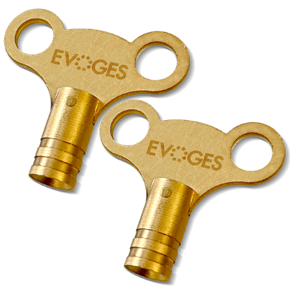 Picture of Brass Radiator Bleed Key – Pack of 2 (Clock Type, UK Fit)