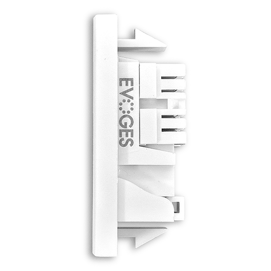 Picture of CAT6A UTP RJ45 Ethernet Module – White (25x50mm Euro Module) 