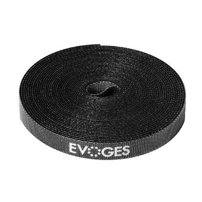 Picture of 10mm Black Cable Strap – Reusable, Adjustable Cable Tidy (5m)