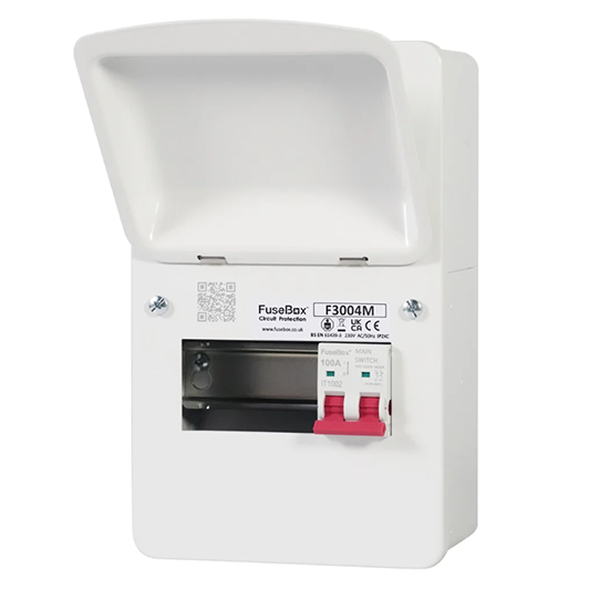 Picture of 4 Way Consumer Unit (100A Main Switch) 