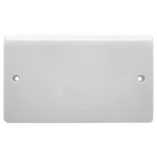 Picture of Vector 2 Gang Blanking Plate White