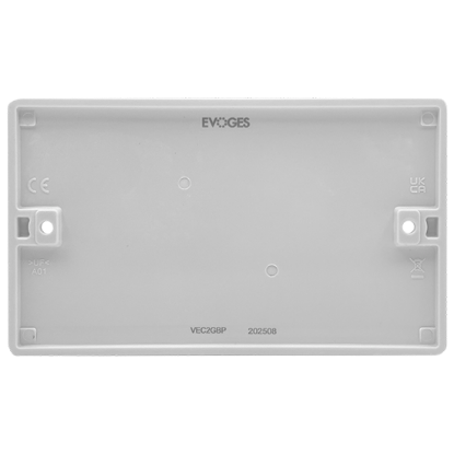 Picture of Vector 2 Gang Blanking Plate White